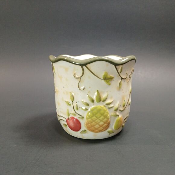 Party Lite Votive Candle Holder Winding Lane Susan Winget Bluebird Pineapple - Picture 8 of 9